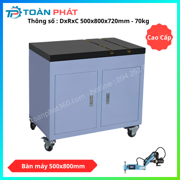 Bàn lắp máy taro 500x800mm - loại cao cấp