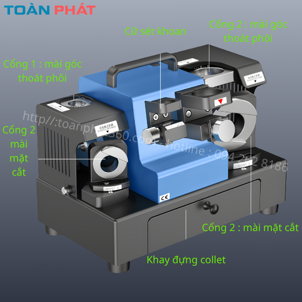 Máy mài mũi khoan D3-D32-Cao cấp - Ảnh 2