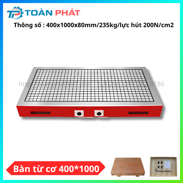 Bàn từ cơ 400×1000 – Gá Kẹp Phôi Khổ Dài