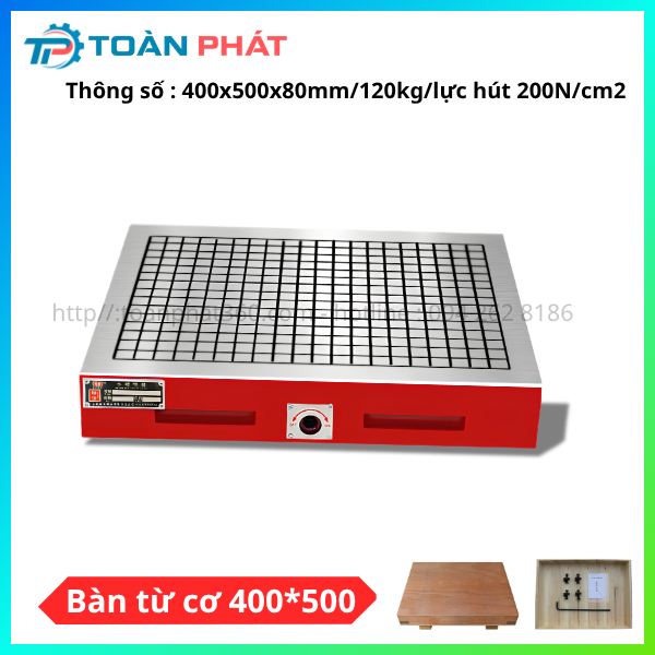 Bàn từ cơ 400×500 – Kẹp Giữ Phôi Ổn Định