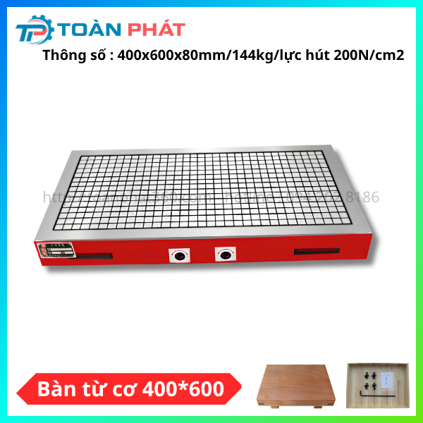 Bàn từ cơ 400×600 – Gá Kẹp Phôi CNC