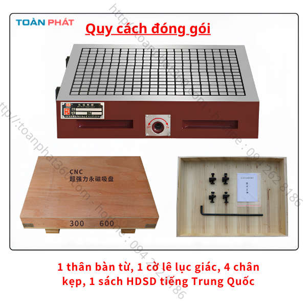 Bàn từ cơ 200×400 – Gá Kẹp Phôi Chính Xác - Ảnh 5