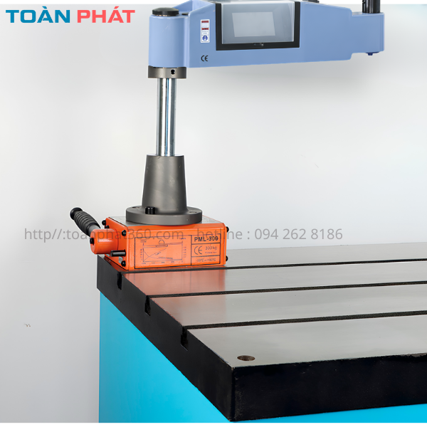 Đế từ máy taro - lực hút 2000kg - nam châm vĩnh cửu - Ảnh 2