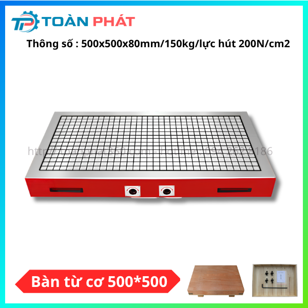 Bàn từ cơ 500×500 – Gá Kẹp Phôi Cơ Khí