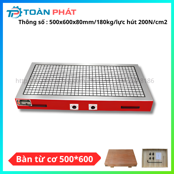 Bàn từ cơ 500×600 – Gá Kẹp Phôi Ổn Định