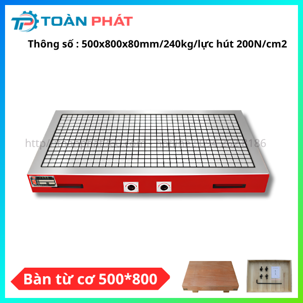 Bàn từ cơ 500×800 – Hỗ Trợ Gia Công Phay