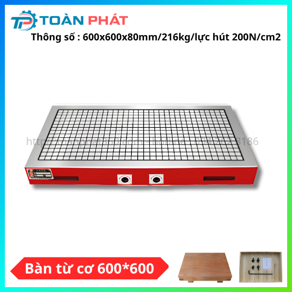 Bàn từ cơ 600×600 – Gá Kẹp Phôi Chính Xác