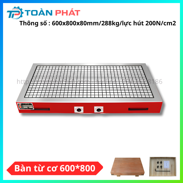 Bàn từ cơ 600×800 – Gá Đặt Phôi Hiệu Quả