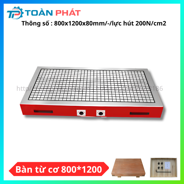 Bàn từ cơ 800×1200 – Gá Kẹp Phôi Khổ Lớn
