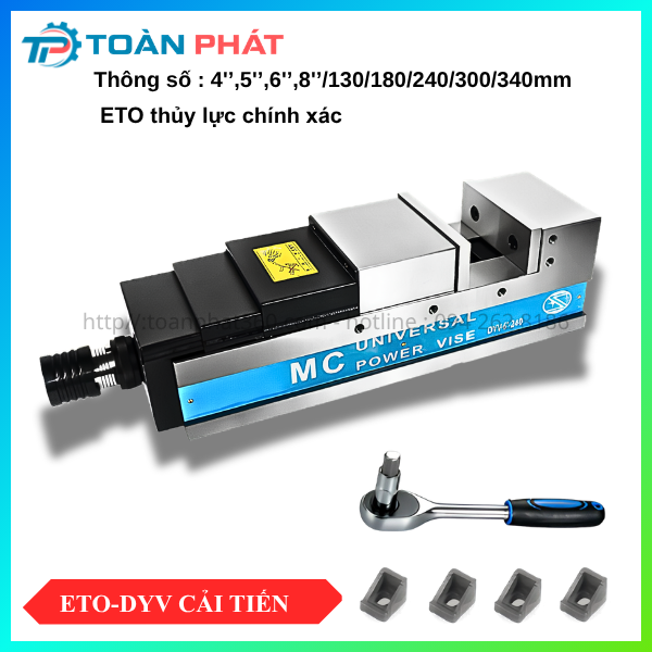 ETO-DYV – Dòng Ê tô Thủy Lực "Chống Nhấc Phôi" Cải Tiến